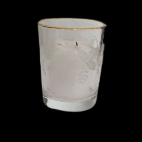 Bartlett Collins Clear Glass Juice Glass or Candle Holder/ Shot Glass ~Vintage~ - Picture 4 of 4